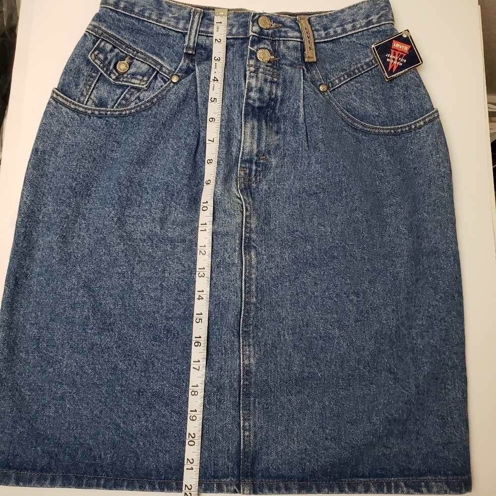Vintage levis jean skirt - Picture 6 of 16